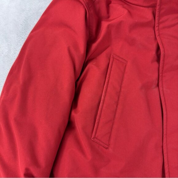 Uniqlo Ultra Warm Hybrid Down Parka Men's Size Medium with Fake Fur Hood 419992 - Picture 9 of 13